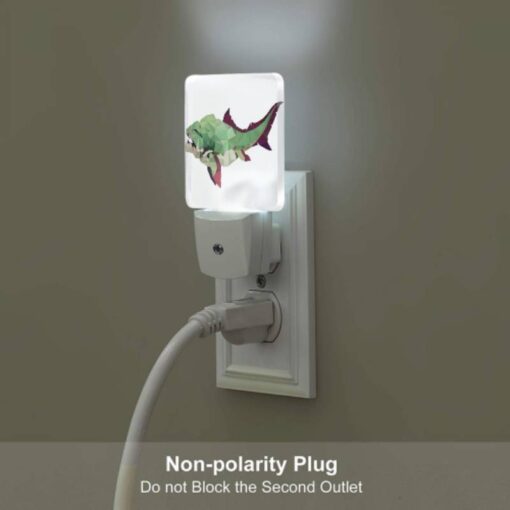 Night Light, A Green And Purple Shark With A Red Fin. -Nuas Diy Shop 29b24e5c542db581577c2d75d88fec21cf53107f