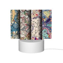 Rectangular Acrylic Night Light, Four Different Colored Designs Of Flowers And Leaves. -Nuas Diy Shop 2a72bf1b00923d26967399dc3714816a481ea1b7
