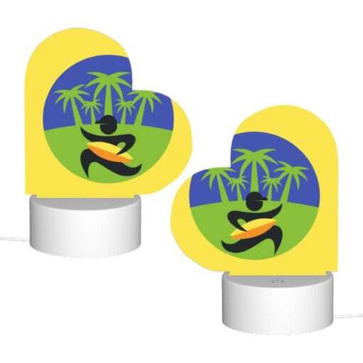Love Acrylic Night Light, A Man Is Running With A Surfboard In His Hand. -Nuas Diy Shop 2b796f397f52f4c513ebd221816b2c5f40676a6c