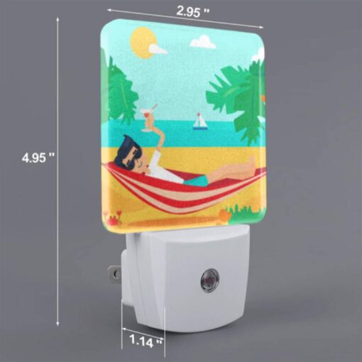 Night Light, A Man Is Sitting On A Beach Chair -Nuas Diy Shop 2bbf43c95c08b3ddafdcdabc5be33fbad47d2788