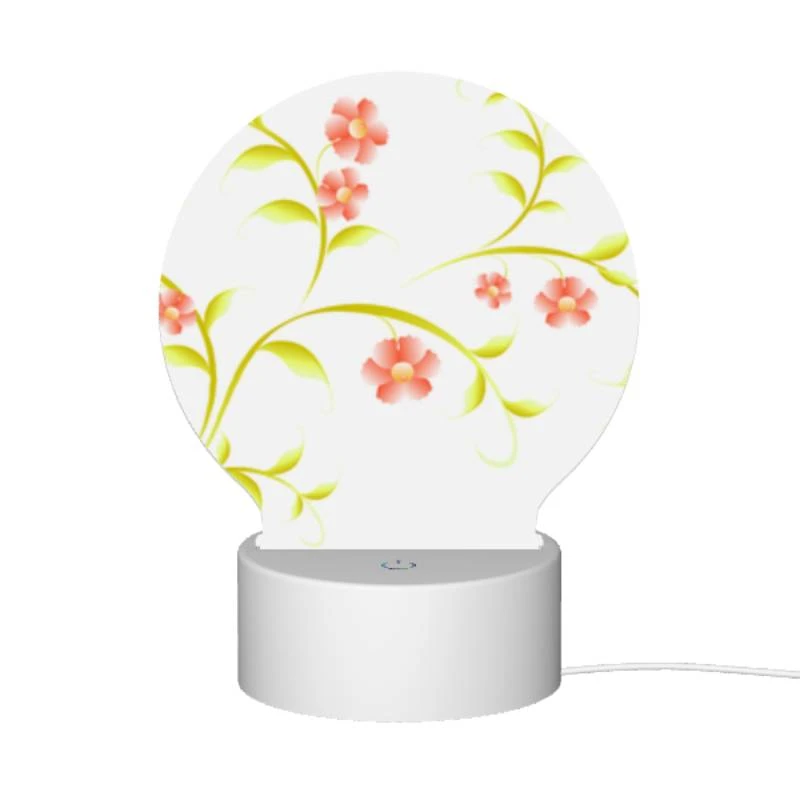 Round Acrylic Night Light, A yellow flower with a pink center. Round Acrylic Night Light, A Yellow Flower With A Pink Center. -Nuas Diy Shop 2c093cc5062cfdb5266588387a7011361a3ff364