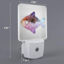 Night Light Set Of 2, A Fish With A Purple And Pink Body. -Nuas Diy Shop 2c2959d53893cde99d287f873ec9cc43727f9d0a