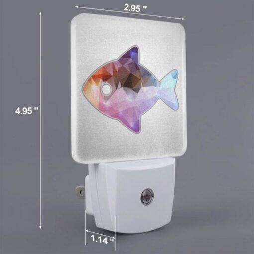 Night Light Set Of 2, A Fish With A Purple And Pink Body. -Nuas Diy Shop 2c2959d53893cde99d287f873ec9cc43727f9d0a