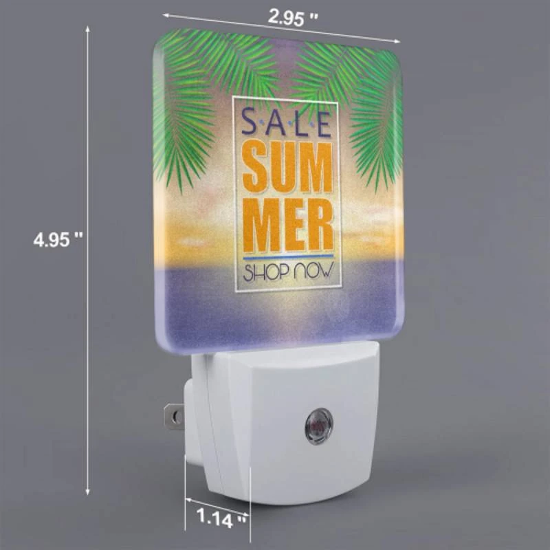 Night Light Set of 2, A sale sign for summer is displayed on a beach. Night Light Set Of 2, A Sale Sign For Summer Is Displayed On A Beach. -Nuas Diy Shop 2c300710107dd8265b436a8934901591260f4809
