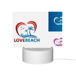 Rectangular Acrylic Night Light, A Logo For Love Beach Is Shown In Two Different Colors. 11 Rectangular Acrylic Night Light, A Logo For Love Beach Is Shown In Two Different Colors. -Nuas Diy Shop 2c5c61a0ad34959a3eec166a0f8f4504bc1f2ff1