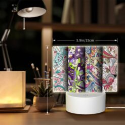 Rectangular Acrylic Night Light, Three Colorful And Artistic Designs Are Displayed Side By Side. -Nuas Diy Shop 2cff590b3e8fc5eb2ce8637effc7e7975fb6233a