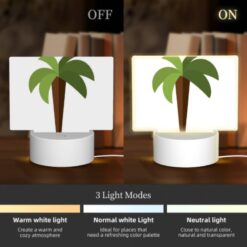 Rectangular Acrylic Night Light, A Green And Brown Carrot Is Sticking Out Of The Ground. -Nuas Diy Shop 2d28c551aab8a7dbeb39807c23da53131f629dc4