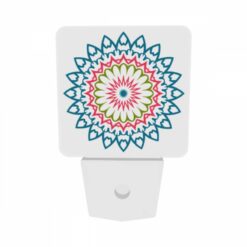 Night Light Set Of 2, A Colorful Flower Design With A Pink And Green Center. -Nuas Diy Shop 2decdd30d563cb85f5574bcfb9b4238de0b23737