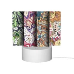 Rectangular Acrylic Night Light, Three Colorful Designs Are Displayed Side By Side. -Nuas Diy Shop 2e57ff55849b23636c18b0bfa92edb1390a0ccaf