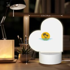 Love Acrylic Night Light, A Yellow Sun With Palm Trees In The Ocean. -Nuas Diy Shop 2e64927f6eef112570e0282c4d8c9a533f60ea47