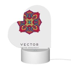Love Acrylic Night Light, A Colorful Round Ornament With A Design On It. -Nuas Diy Shop 2f26bb6587ef434fc9ac8e9daa48e6290a159a90