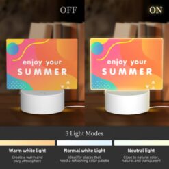 Rectangular Acrylic Night Light, A Colorful Advertisement For Enjoying Summer. 4 Rectangular Acrylic Night Light, A Colorful Advertisement For Enjoying Summer. -Nuas Diy Shop 2fc5527b537d74d7f51157426c1afc44a2191f3d