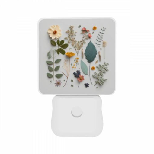 Night Light Set Of 2, A Collection Of Different Flowers And Leaves. -Nuas Diy Shop 30704e0a7c5a1f2f228a852089b5ed2e4cf9992f