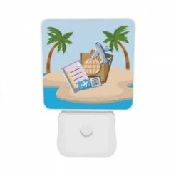 Night Light Set Of 2, A Collection Of Travel Documents And A Suitcase Are Placed On A Sandy Beach. 9 Night Light Set Of 2, A Collection Of Travel Documents And A Suitcase Are Placed On A Sandy Beach. -Nuas Diy Shop 311dd262b13b9c5a46ba14df93018b39b55607d9