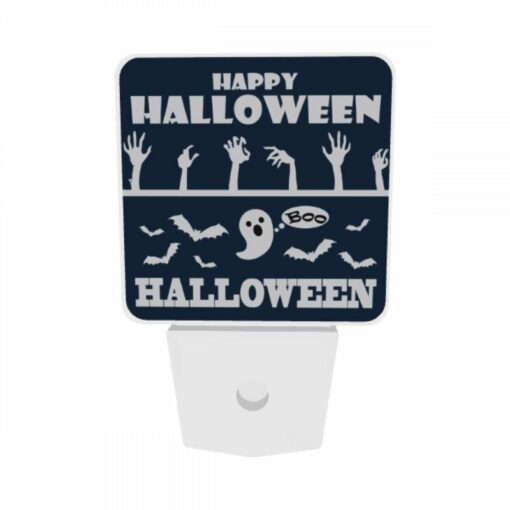 Night Light Set Of 2, A Poster With A Ghost And The Words "Happy Halloween" On It. -Nuas Diy Shop 318afbbe7daa7f1e7a23b608d8b9b99713935c1f