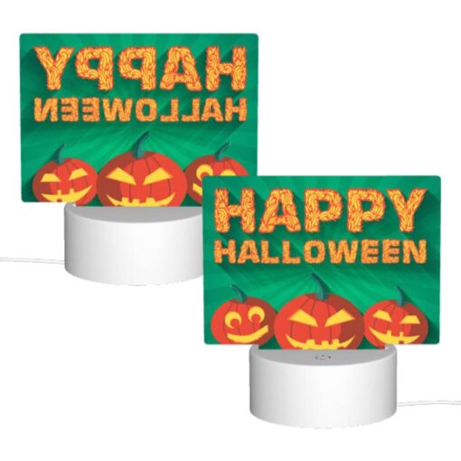 Rectangular Acrylic Night Light, Three Pumpkins With Smiling Faces On Them -Nuas Diy Shop 31972a5c7faef5533b551e0cae5bfaad785ebd48