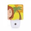 Night Light, A Woman With A Red Shirt And A Smile Is Standing In Front Of A Palm Tree. -Nuas Diy Shop 319f82aa33f94318309da290914d327260714c9e