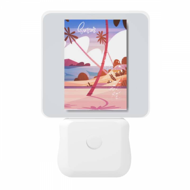 Night Light, A colorful beach scene with a palm tree and a beach umbrella. Night Light, A Colorful Beach Scene With A Palm Tree And A Beach Umbrella. -Nuas Diy Shop 32fe8bf3b27eb33bd1f106b945661d10ec58ef85