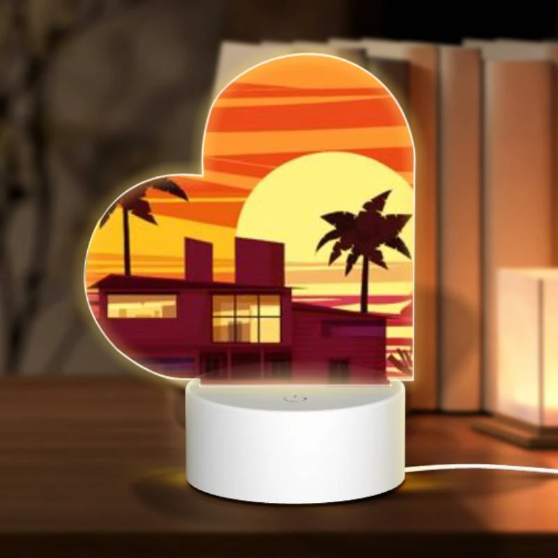 Love Acrylic Night Light, A house with a sunset in the background. Love Acrylic Night Light, A House With A Sunset In The Background. -Nuas Diy Shop 3335da232fc22bf16cf492c70de75a7a3e375b6c