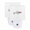 Night Light Set Of 2, A Colorful Fish Is Shown In A White Background. -Nuas Diy Shop 340ee830815df49ec111d4f88e994fca63e2bebb