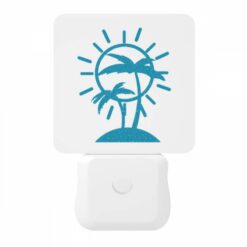 Night Light, A Blue And White Sun With Palm Trees. -Nuas Diy Shop 347eb19e3f41634ebab6caa200e3aa2e0bc3d1d3