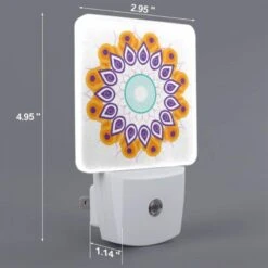 Night Light, A Colorful Flower With A Blue Center. 3 Night Light, A Colorful Flower With A Blue Center. -Nuas Diy Shop 34fc5ef6243c6a6504758edab35da246e90e3bda