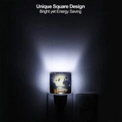 Night Light, A Witch On A Broom Flies Over A Castle During A Halloween Celebration. 6 Night Light, A Witch On A Broom Flies Over A Castle During A Halloween Celebration. -Nuas Diy Shop 3584f1d8ce56b3b5e2763b18321fd06df870f02a