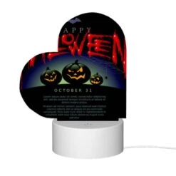 Love Acrylic Night Light, A Poster With Three Pumpkins And The Words "Happy Halloween" Written On It. 11 Love Acrylic Night Light, A Poster With Three Pumpkins And The Words "Happy Halloween" Written On It. -Nuas Diy Shop 35ce6108c1038071d59753fa904651c4354dfed4
