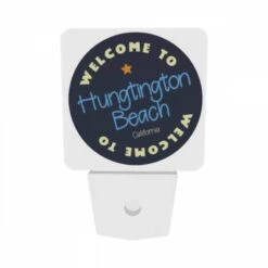 Night Light Set Of 2, A Blue And White Sign That Says Welcome To Huntington Beach. 8 Night Light Set Of 2, A Blue And White Sign That Says Welcome To Huntington Beach. -Nuas Diy Shop 366d1d5dd2382a37fa36249c7d45e186fc5135f5