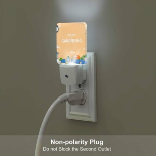 Night Light Set Of 2, A Colorful Poster Welcoming Visitors To Gnangueung. -Nuas Diy Shop 36a771cf68b9ff08e018afe5a48f6f141a3f7753