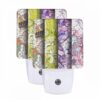 Night Light Set Of 2, Three Colorful Designs Of Flowers Are Displayed On A Wall. -Nuas Diy Shop 36bace3aef10aeec38d9a0c1b4953a02bcc4251e