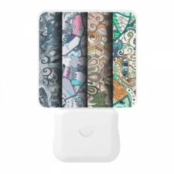 Night Light, Three Different Colored Paintings Of Waves. -Nuas Diy Shop 36d6050438607d1fe4611f099d5ec07dfa221cfd