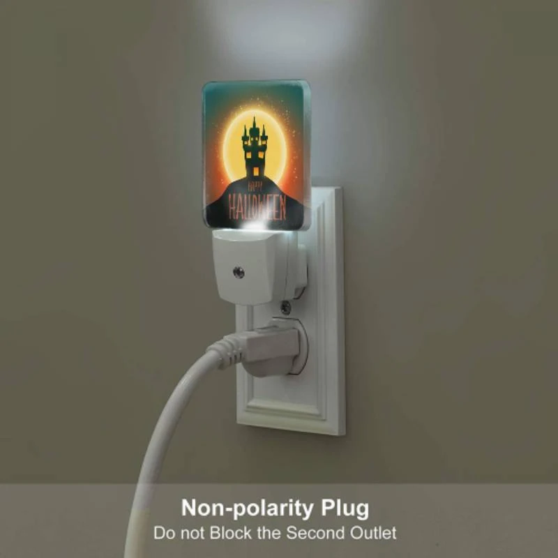 Night Light, A Halloween poster with a castle and the words "Happy Halloween" written on it. Night Light, A Halloween Poster With A Castle And The Words "Happy Halloween" Written On It. -Nuas Diy Shop 37806a3cf7308c71a92fbb3dfa6254d3acc0ae49