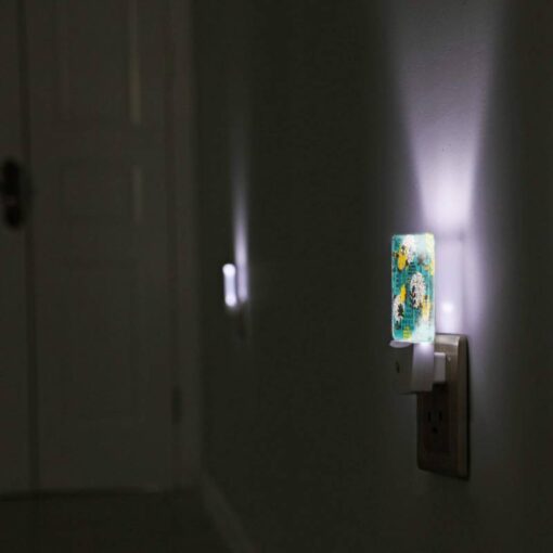 Night Light, A Colorful Cartoon Of A Forest With Various Animals -Nuas Diy Shop 394e03ba8bcdda707f2c4b7bbe47ef2cbcfe7d94