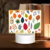 Rectangular Acrylic Night Light, A Colorful Collection Of Leaves In Various Shades Of Orange -Nuas Diy Shop 39a8d0ae7d111b3a6042ee9698c7ccd017913f1b