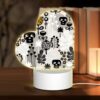 Love Acrylic Night Light, A Pattern Of Skulls And Flowers. -Nuas Diy Shop 39c07ffcc4f416cab64691e946af0f508111df10