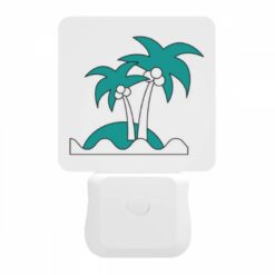 Night Light, A Drawing Of Two Palm Trees On A White Background. -Nuas Diy Shop 3a169dfb62c0655bf00733b2be1702fd8c0b52d4