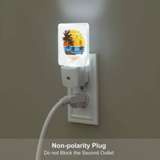 Night Light Set Of 2, A Sunset With Palm Trees And Birds. -Nuas Diy Shop 3a2ed61ae3793760e55c099194bb14f450c3174b