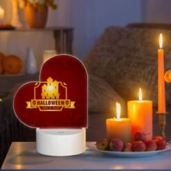Love Acrylic Night Light, A Halloween Logo With A House And A Skeleton. -Nuas Diy Shop 3a380913e5940e18426bcbdb468c54038bf680f3