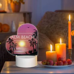 Love Acrylic Night Light, A Sunset Over The Ocean With A Beach Scene. -Nuas Diy Shop 3abd026747c7d508dce92f1c3cb6955b7a00f772