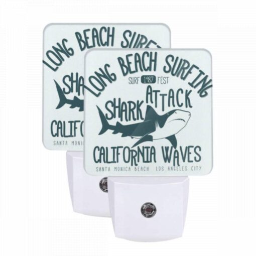 Night Light Set Of 2, A Poster Advertising Long Beach Surfing 1987. -Nuas Diy Shop 3af625bf0375415d90daacceaf2869ca3648691e