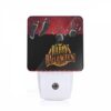 Night Light, A Black And White Image Of A Happy Halloween Sign. -Nuas Diy Shop 3ba352e24bfa00656a822f6be296c9c9215bba4b