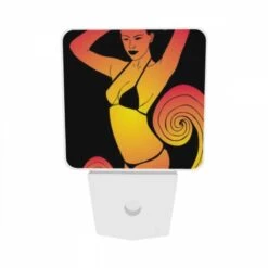 Night Light Set Of 2, A Woman Wearing A Bikini Is Posing For A Picture. -Nuas Diy Shop 3c4e753c41661a3518334b8f83736acdbeae4eb9