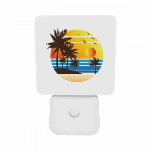 Night Light Set Of 2, A Sunset With Palm Trees And Birds. -Nuas Diy Shop 3cdeaed627faf54f33a42c74816e7ee1a920a7d9