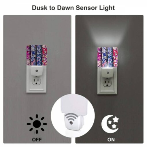 Night Light Set Of 2, Three Different Colored Designs Of Flowers. -Nuas Diy Shop 3d15eab022f79dd03621f880a056ad6731a1e328