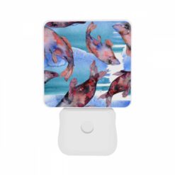 Night Light Set Of 2, A Group Of Fish Swimming In The Water. -Nuas Diy Shop 3e6d5df7c5ec3c5ee5052eecb8bcdb7a1d0de698