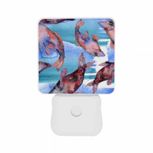 Night Light Set Of 2, A Group Of Fish Swimming In The Water. -Nuas Diy Shop 3e6d5df7c5ec3c5ee5052eecb8bcdb7a1d0de698