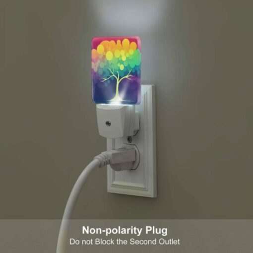 Night Light, A Colorful Tree With A Yellow -Nuas Diy Shop 3f8798c7ec34d49a6094e2a89bb78b792bd16dd3