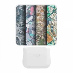 Night Light, Three Different Colored Paintings Of Waves. -Nuas Diy Shop 3ffbf87962c55f5f910c9de4d1d4143895d9344b