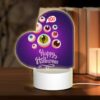 Love Acrylic Night Light, A Purple Background With A Happy Halloween Sign And A Bunch Of Eyes. -Nuas Diy Shop 403facb0a094a72b3e3d5d2175e4595f9cbfa76c